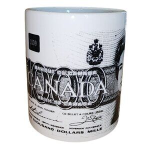 Vintage Encore Sales Ltd Ottawa Concord Ontario Canada 1000 Bill Mug Coffee Cup